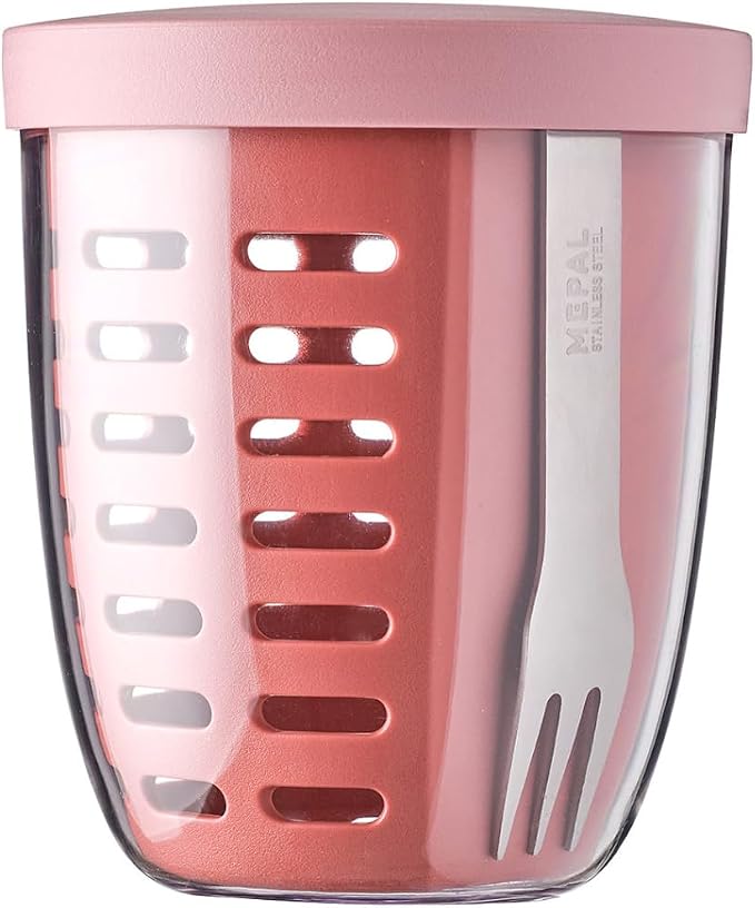 Fruit Tiffin with Built-In Colander
